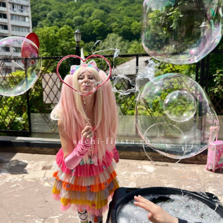 Шоу мыльных пузырей в Тамбове
