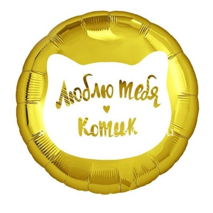 Фольгированный шар "Люблю тебя, Котик" в Тамбове
