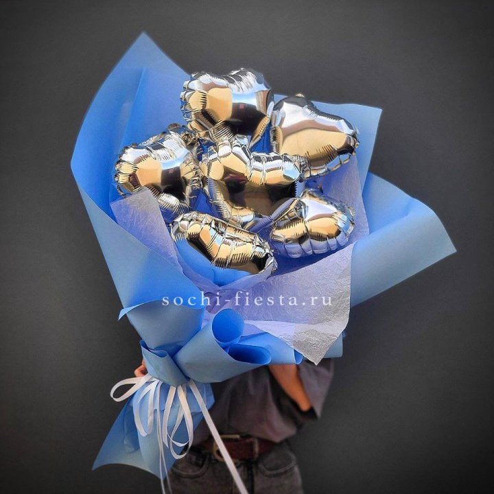 Букет из шаров сердец  №2 в Тамбове