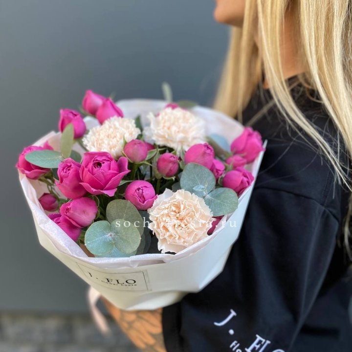 Букет с мисти бабблс №2 в Тамбове