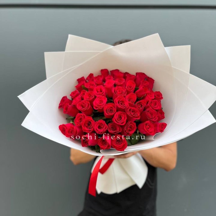51  красная роза в Тамбове