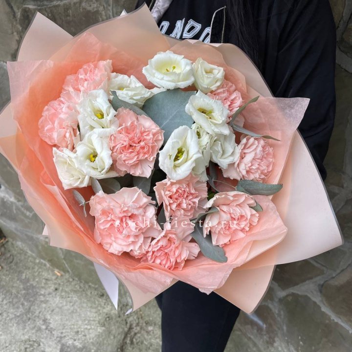  Букет диантусов "Пич" в Тамбове