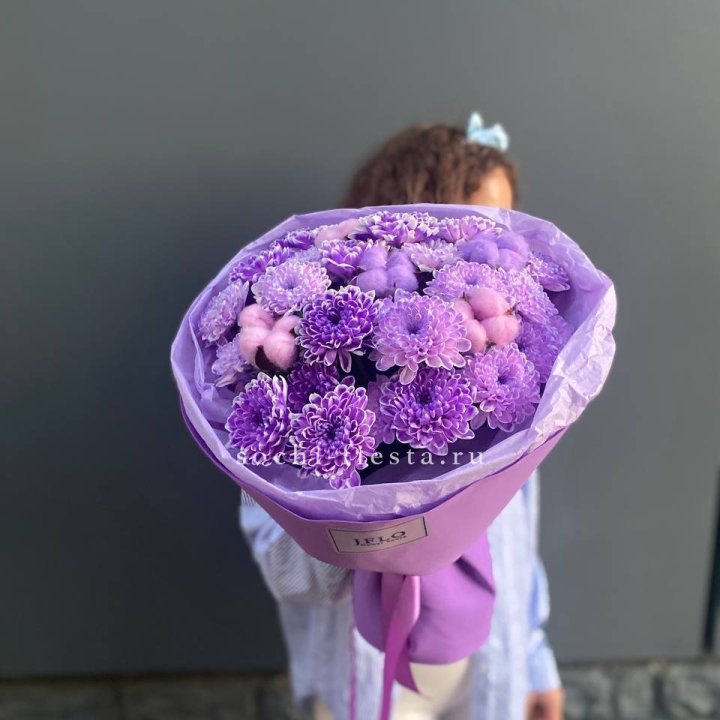 Хризантемы с хлопком в Тамбове