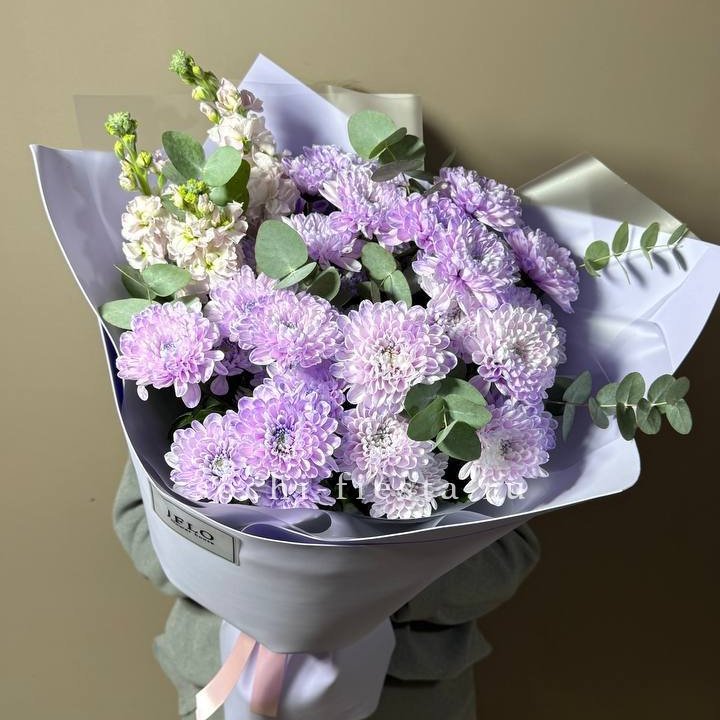 Дуо хризантема и маттиола в Тамбове