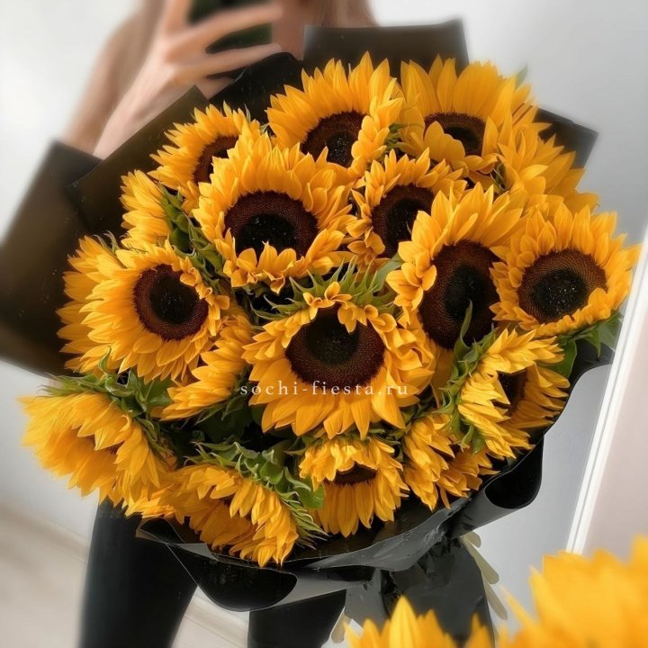 Букет подсолнухов "Гига" в Тамбове