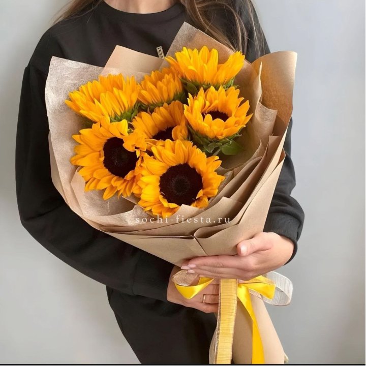 Букет из подсолнухов в Тамбове