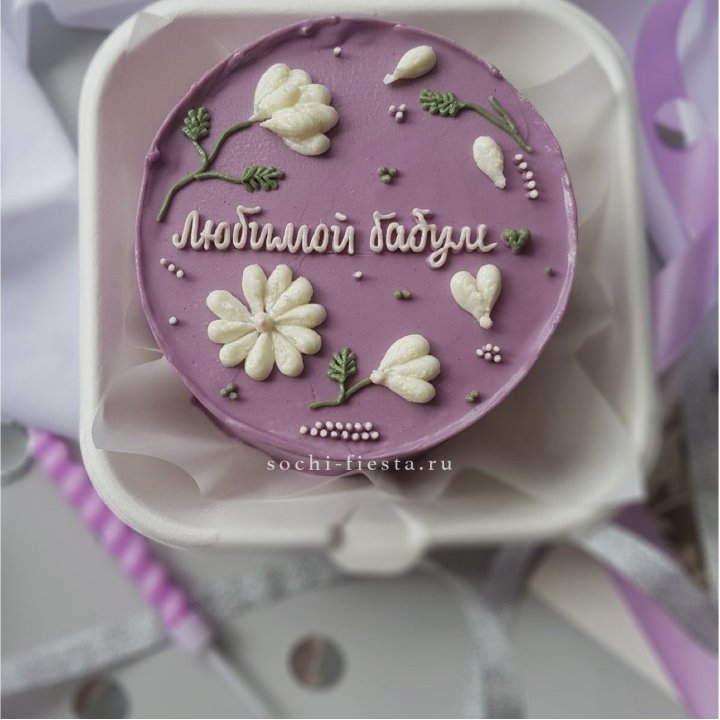 Бенто-торт "Любимой бабуле" в Тамбове