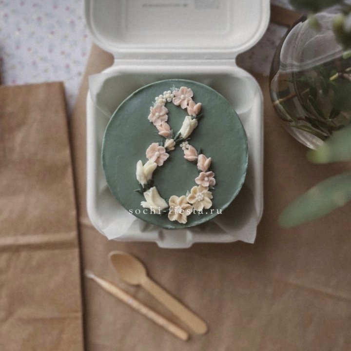 Бенто-торт "8 марта" green  в Тамбове