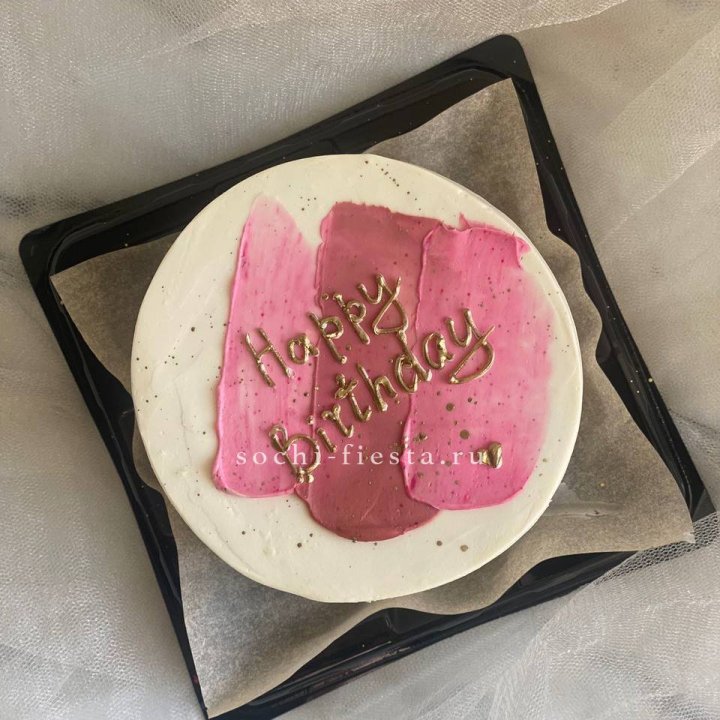 Бенто-торт "С днём рождения" пастель в Тамбове