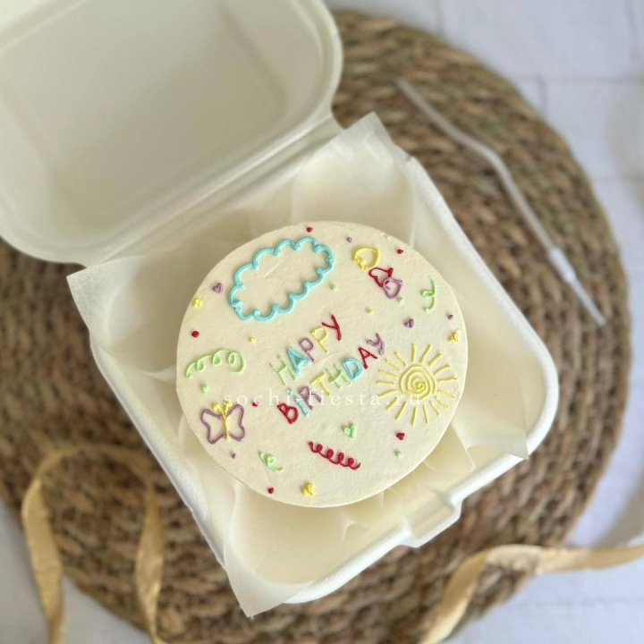 Бенто-торт "С днем рождения!"  в Тамбове