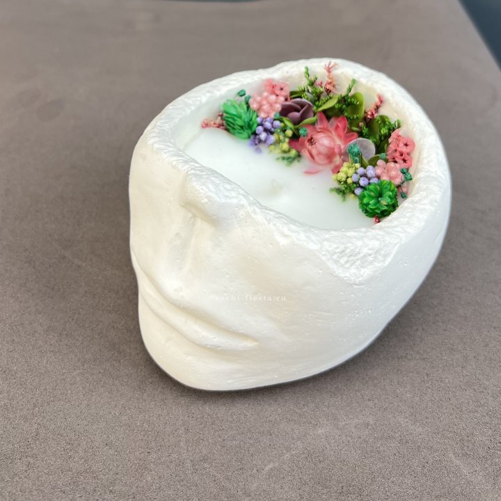 Свеча ароматическая в гипсе  в Тамбове