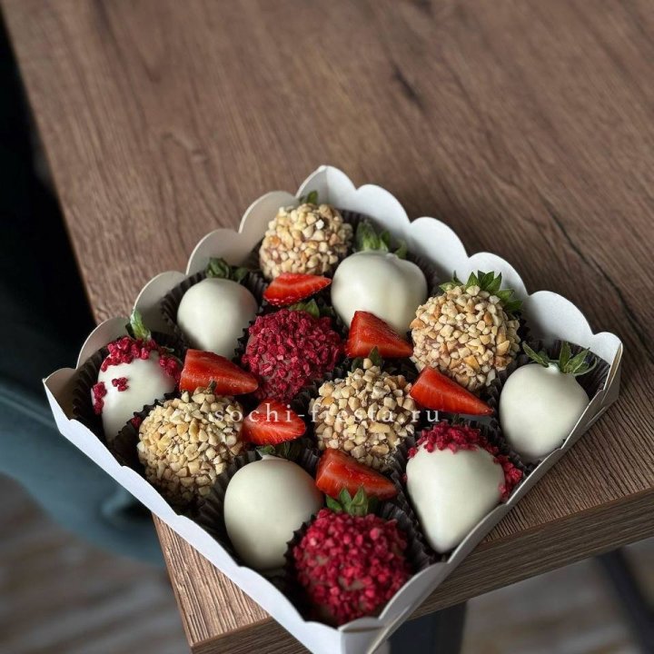 Клубника в шоколаде 12 ягод №2 в Тамбове