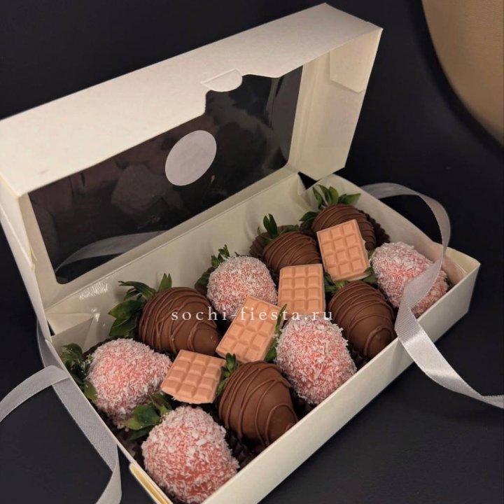 Клубника в шоколаде 10 ягод №2 в Тамбове