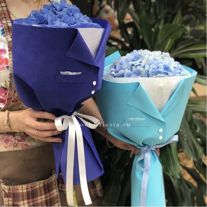 Букет с гортензией с пиджаком в Тамбове
