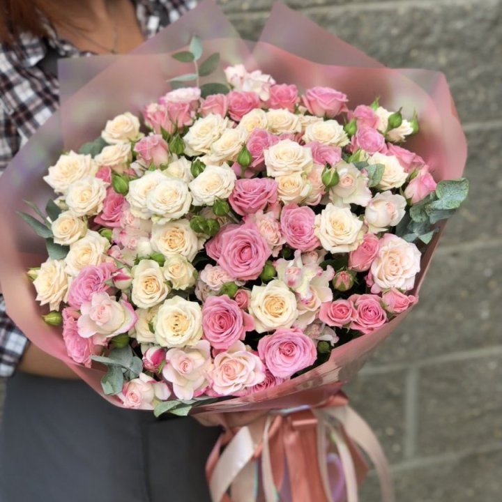 21 кустовая роза в Тамбове