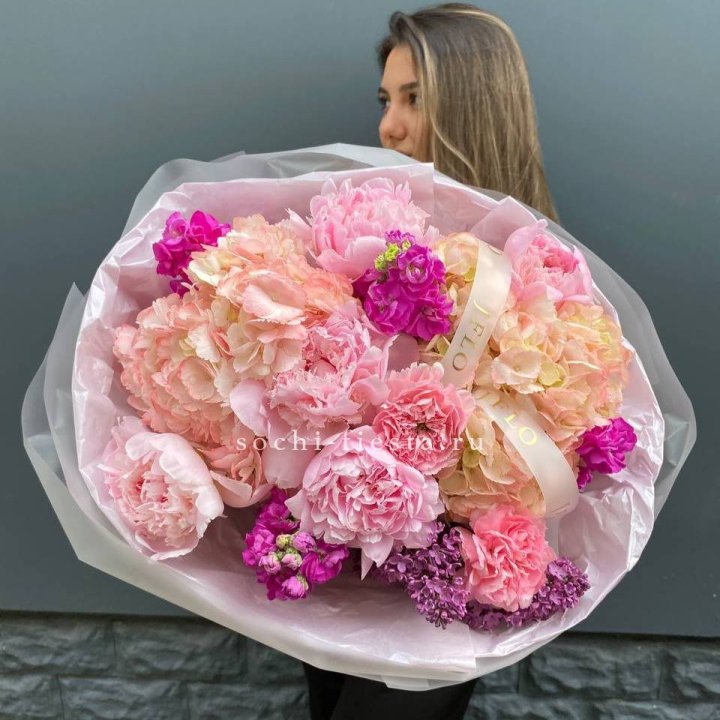  Букет "Фловер пионс" в Тамбове