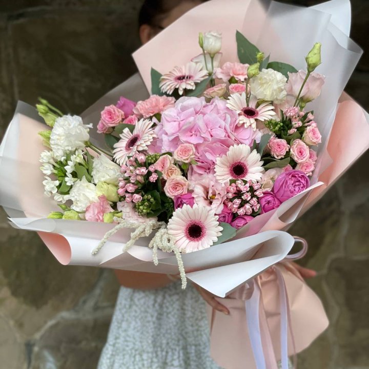 Авторский букет Пич в Тамбове