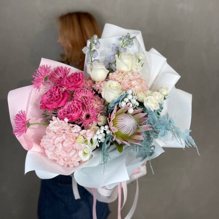 Дизайнерский букет "Фантастик" в Тамбове