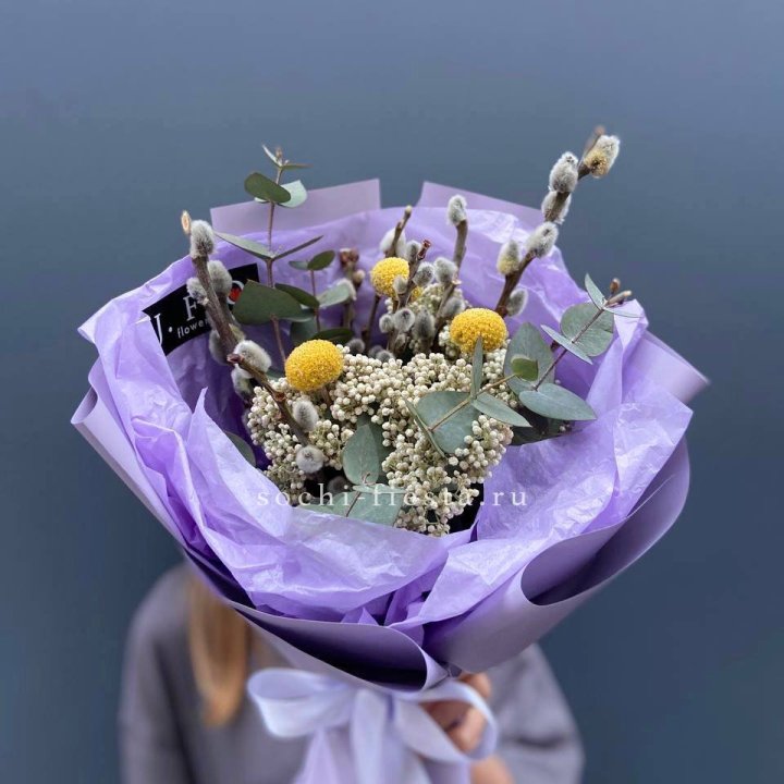 Букет с Вербой №1 в Тамбове
