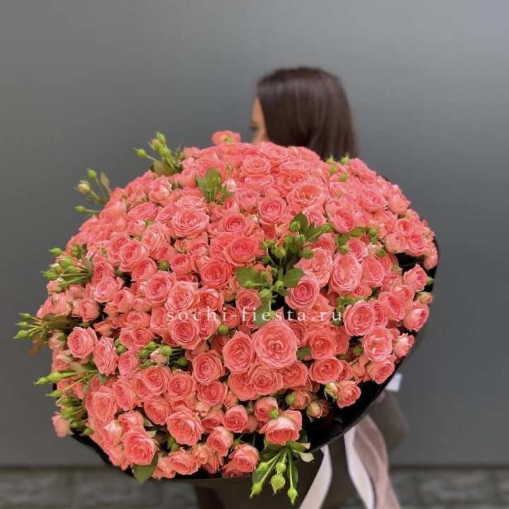 101 кустовая роза Барбадос в Тамбове