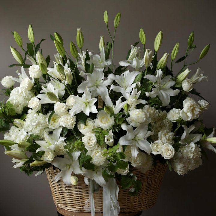 Цветочная корзина макси №3 в Тамбове