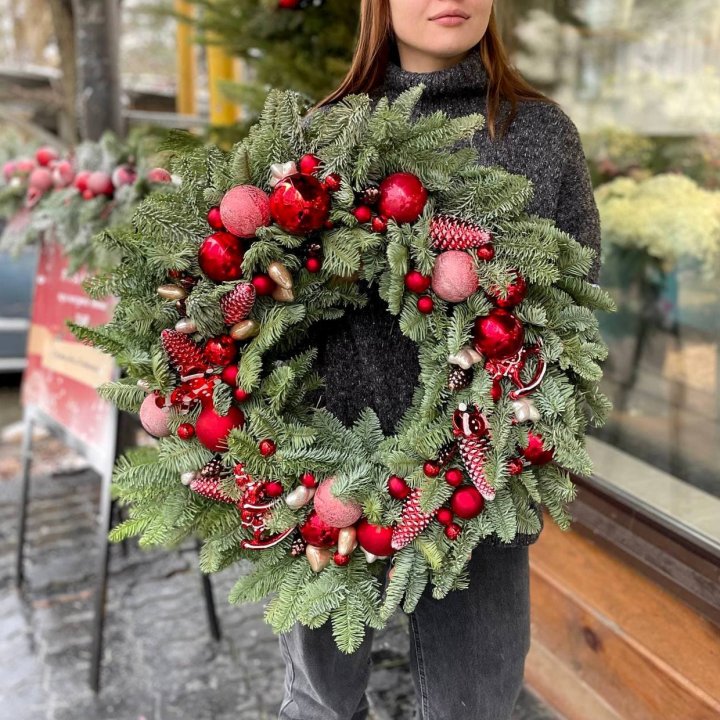 Рождественский венок  в Тамбове