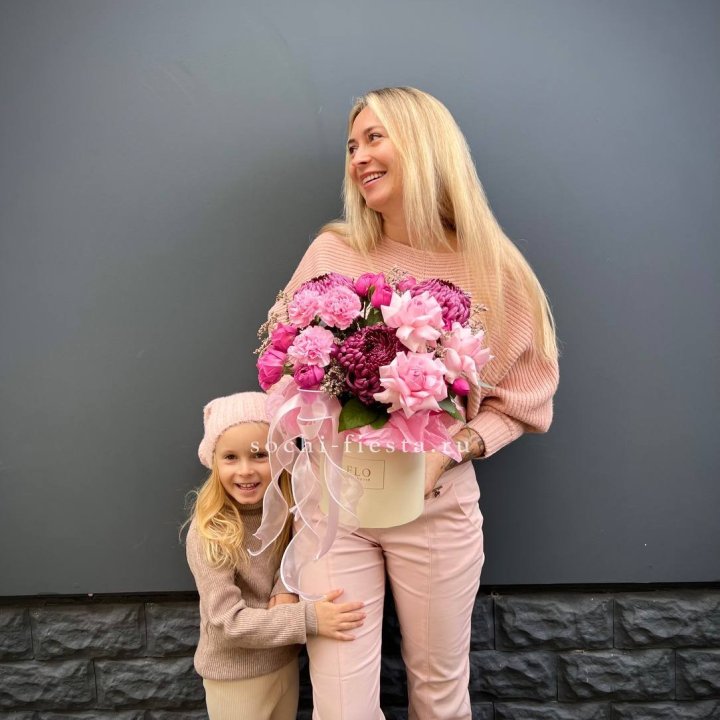 Цветочный бокс "Альба" в Тамбове