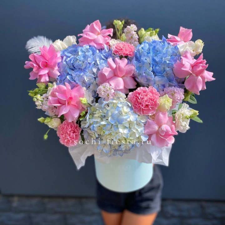 Коробка с цветами "Лемия" в Тамбове