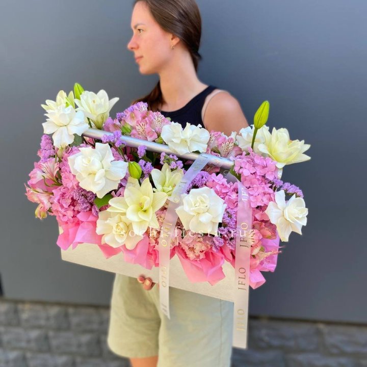 Большой бокс розовый в Тамбове