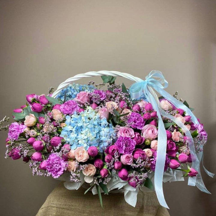 Авторская корзина "Лавандерия" в Тамбове