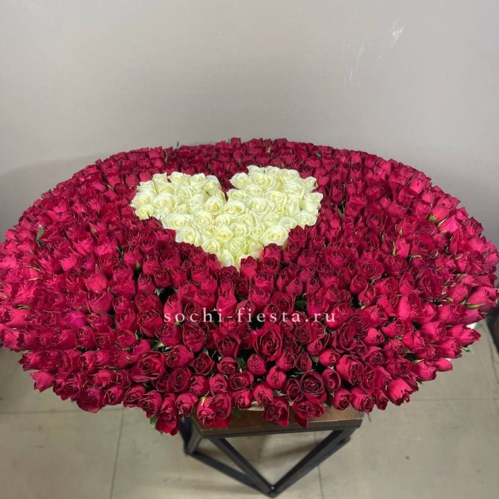 501 роза в корзине в Тамбове