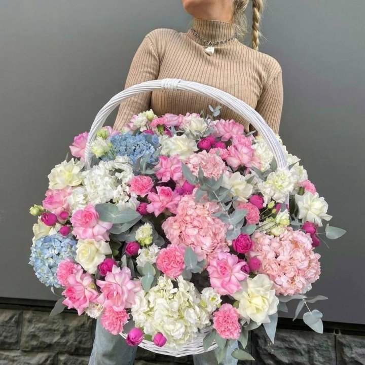 Цветочная корзина №3 в Тамбове