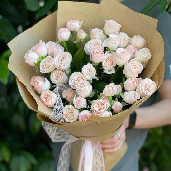 Кустовые розы букет №1 в Тамбове