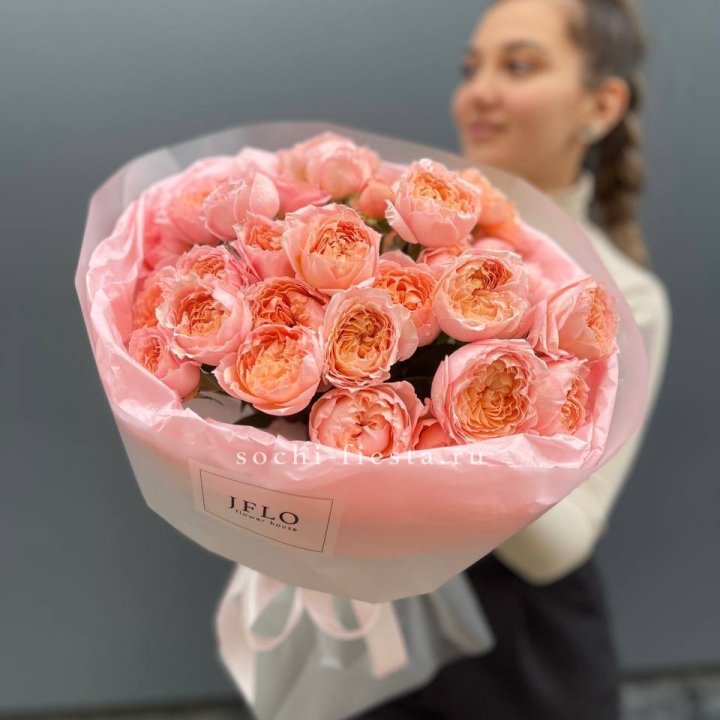Букет из пионовидных роз Джульетта в Тамбове