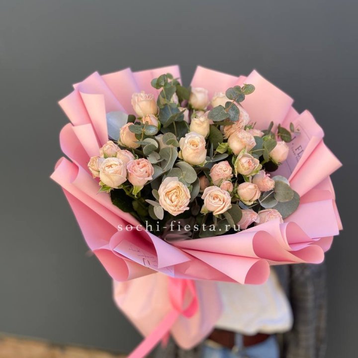 Букет пионовидных роз Cute Love в Тамбове