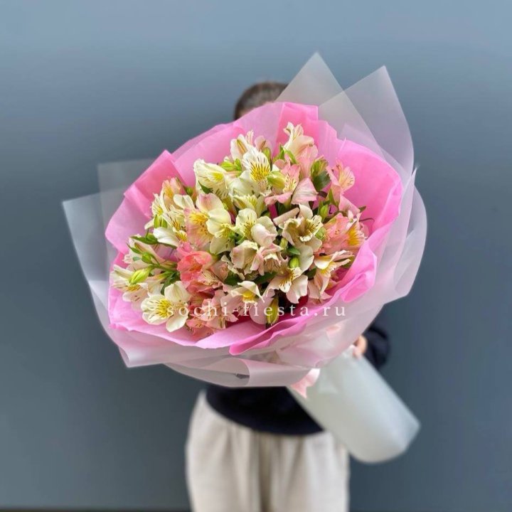 букет альстромерий "Черри" в Тамбове