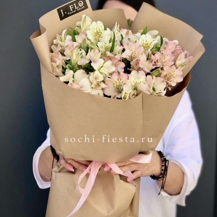 17  альстромерий в крафте в Тамбове