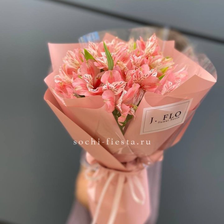 Букет альстромерий розовых в Тамбове