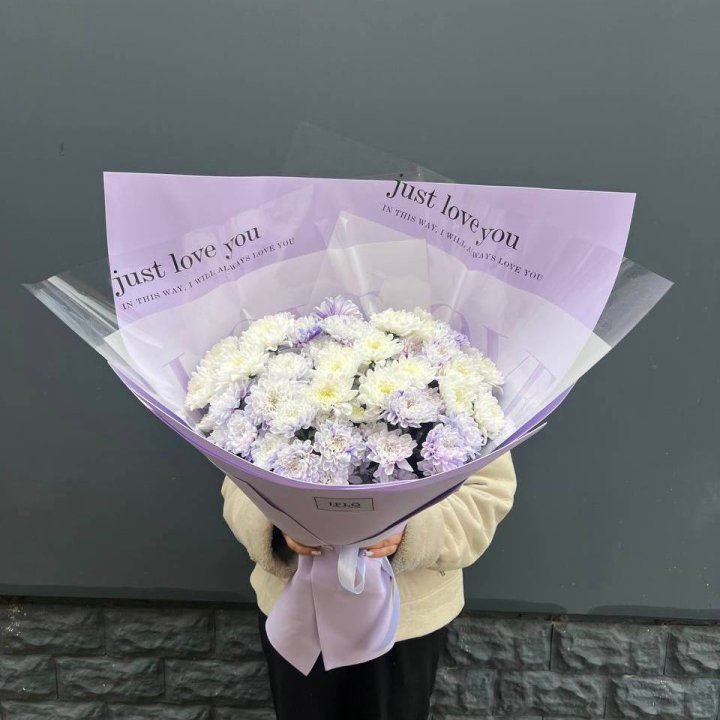 9 воздушных хризантем в Тамбове