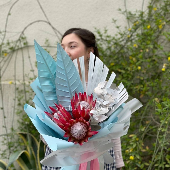 Букет из протеи "Клеопатра-2" в Тамбове