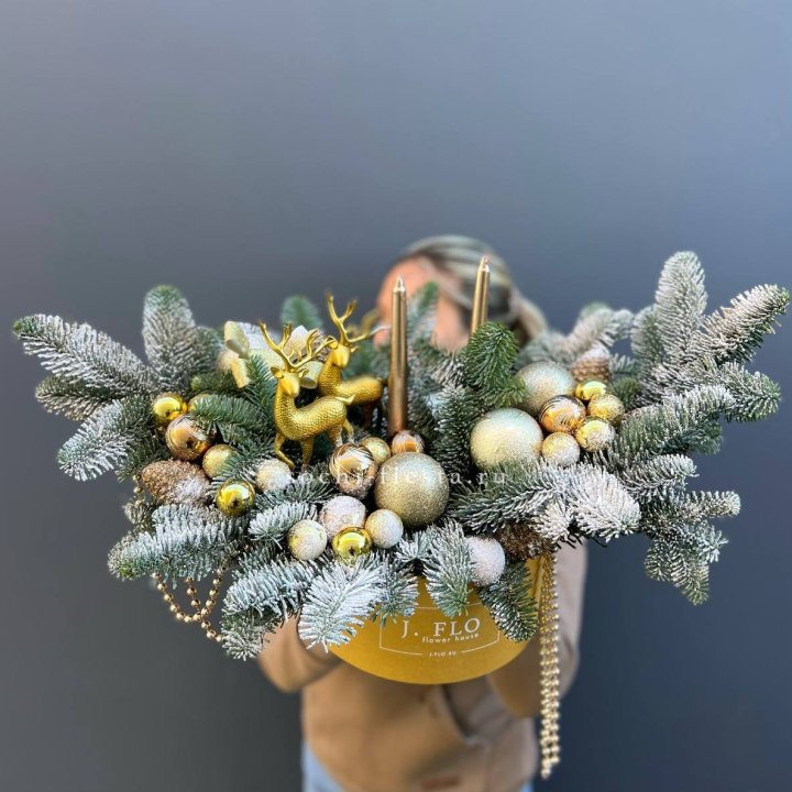 Композиция "Мери крисмас голд" в Тамбове