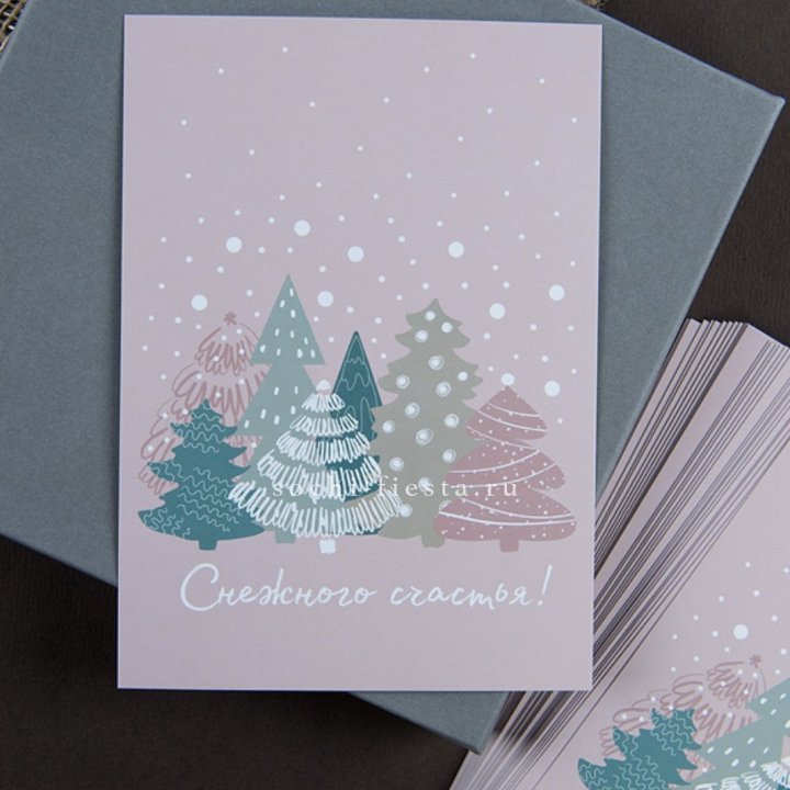 Открытка к букету "Снежного счастья" в Тамбове