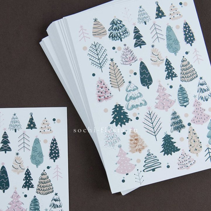 Открытка к букету "Елки" в Тамбове