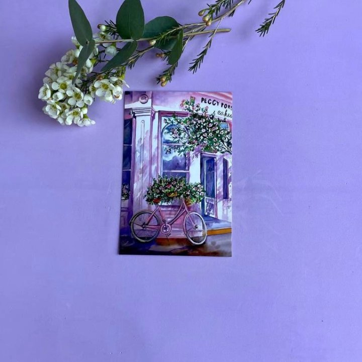 Открытка к букету "Розовый" в Тамбове