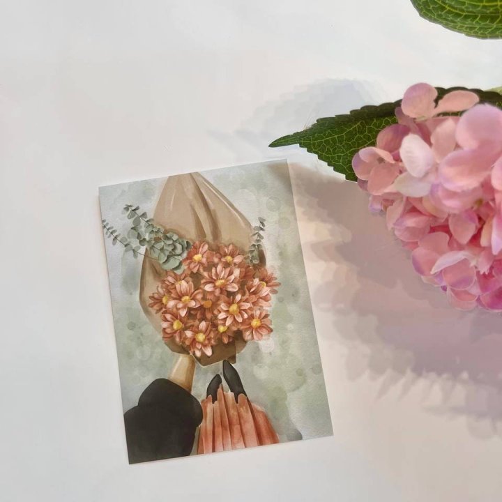 Открытка к букету "Букет" в Тамбове