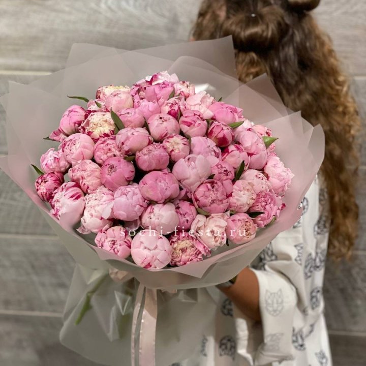 51 розовый пион в Тамбове