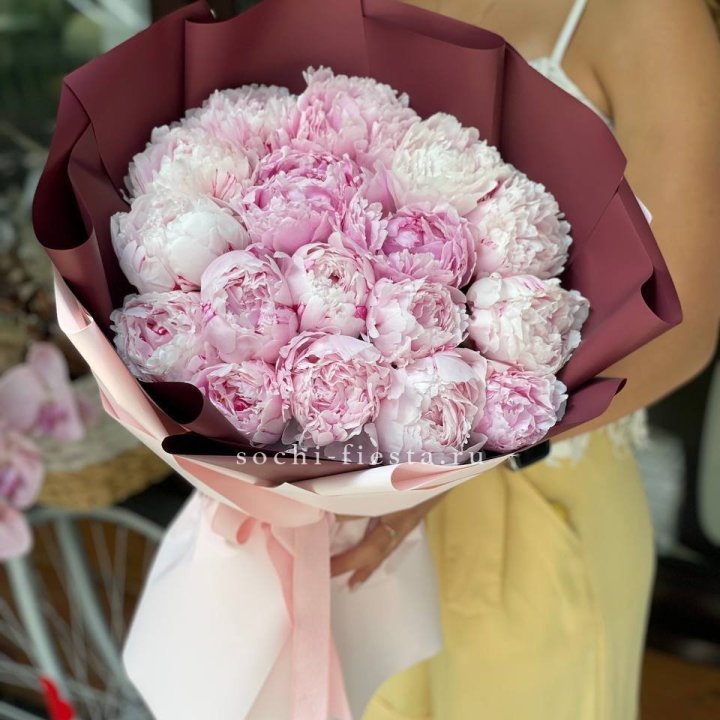 Букет с пионами №5 в Тамбове