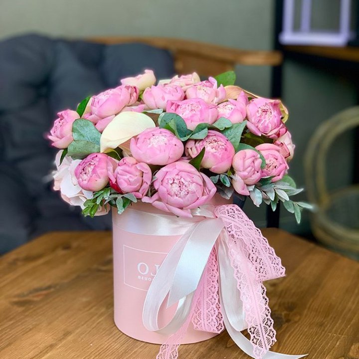 Композиция с пионами №1 в Тамбове