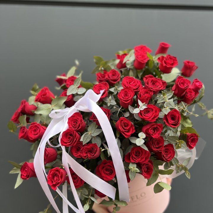 45 Красных роз в боксе "Сеньёрита" в Тамбове