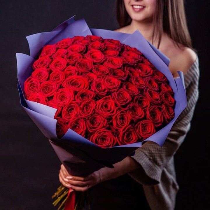 71 красная роза в Тамбове